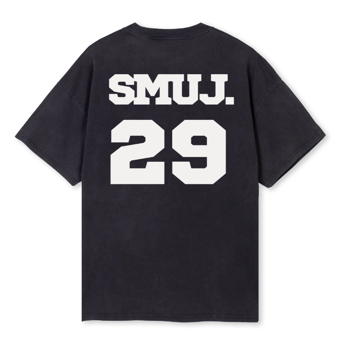 ERRANDSTEEBLK Vintage Black Oversized Tee. - Image 2