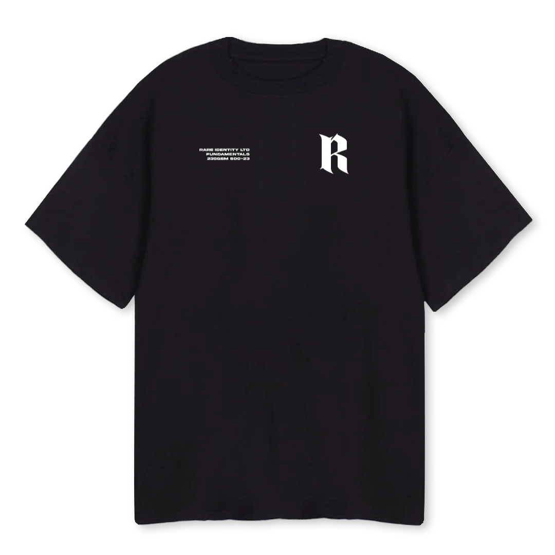 ES SHIRT BOW Black Oversized Tee.