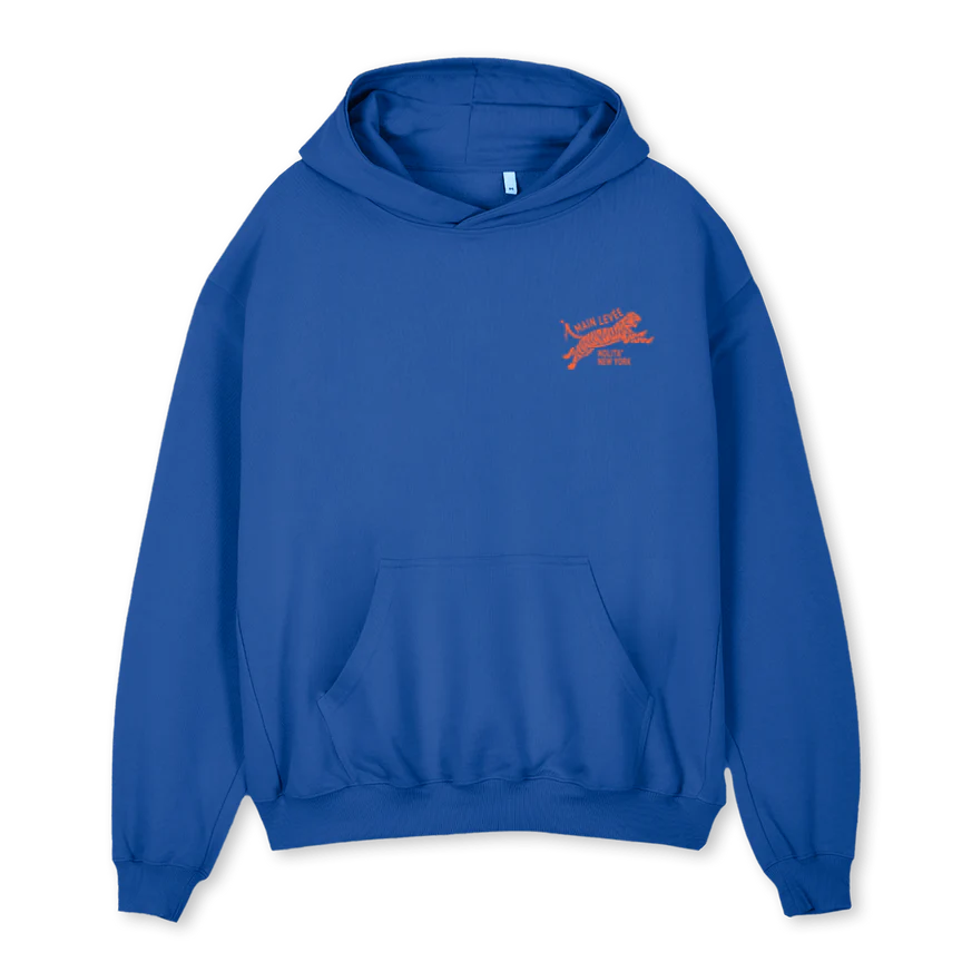AMLCHINATOWNTIGER_CBO Cobalt Blue Oversized Hoodie
