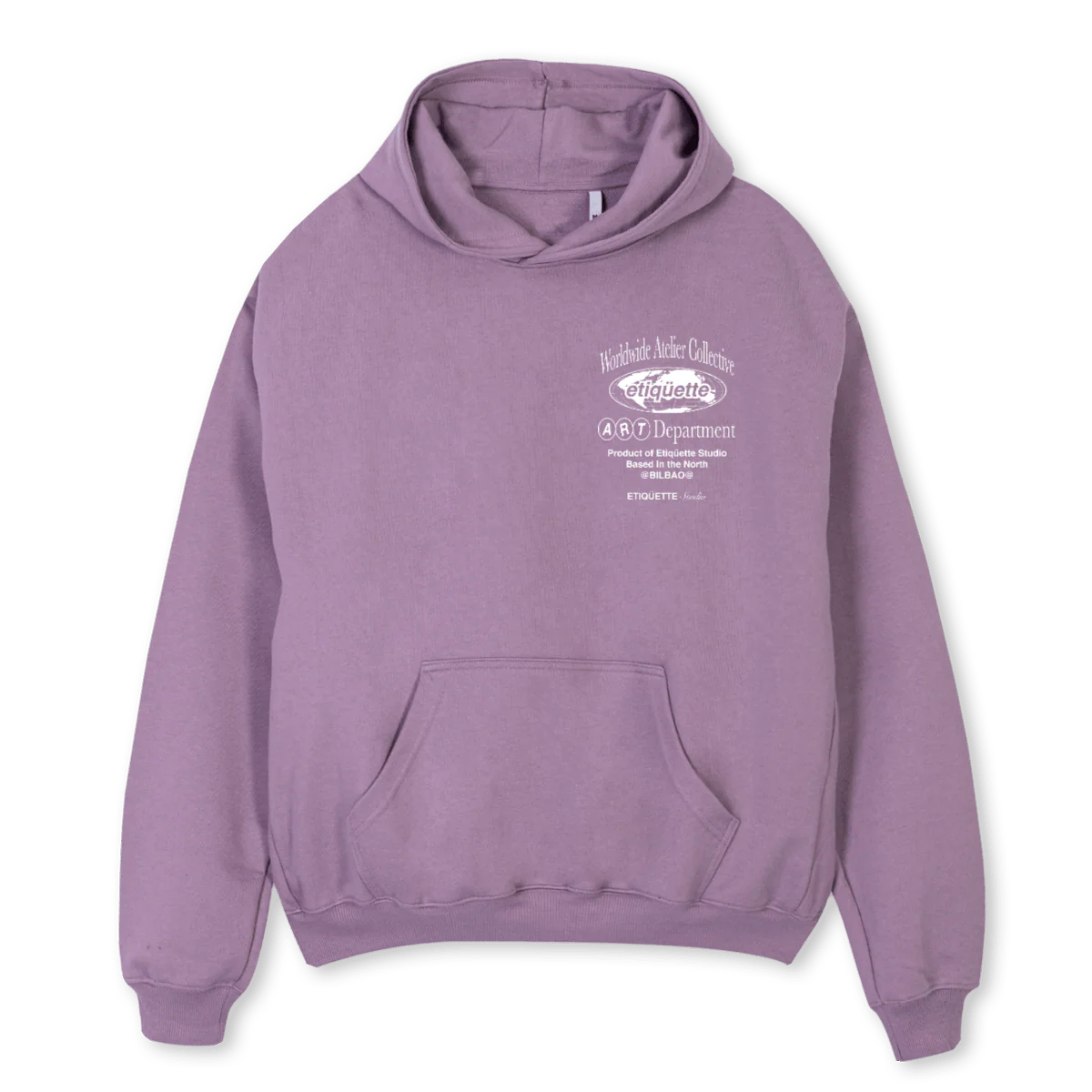 ESPURPLE Purple Oversized Hoodie.