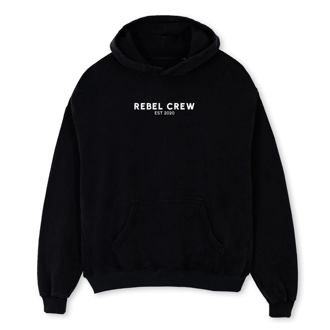 ESSHB Black Oversized Hoodie.