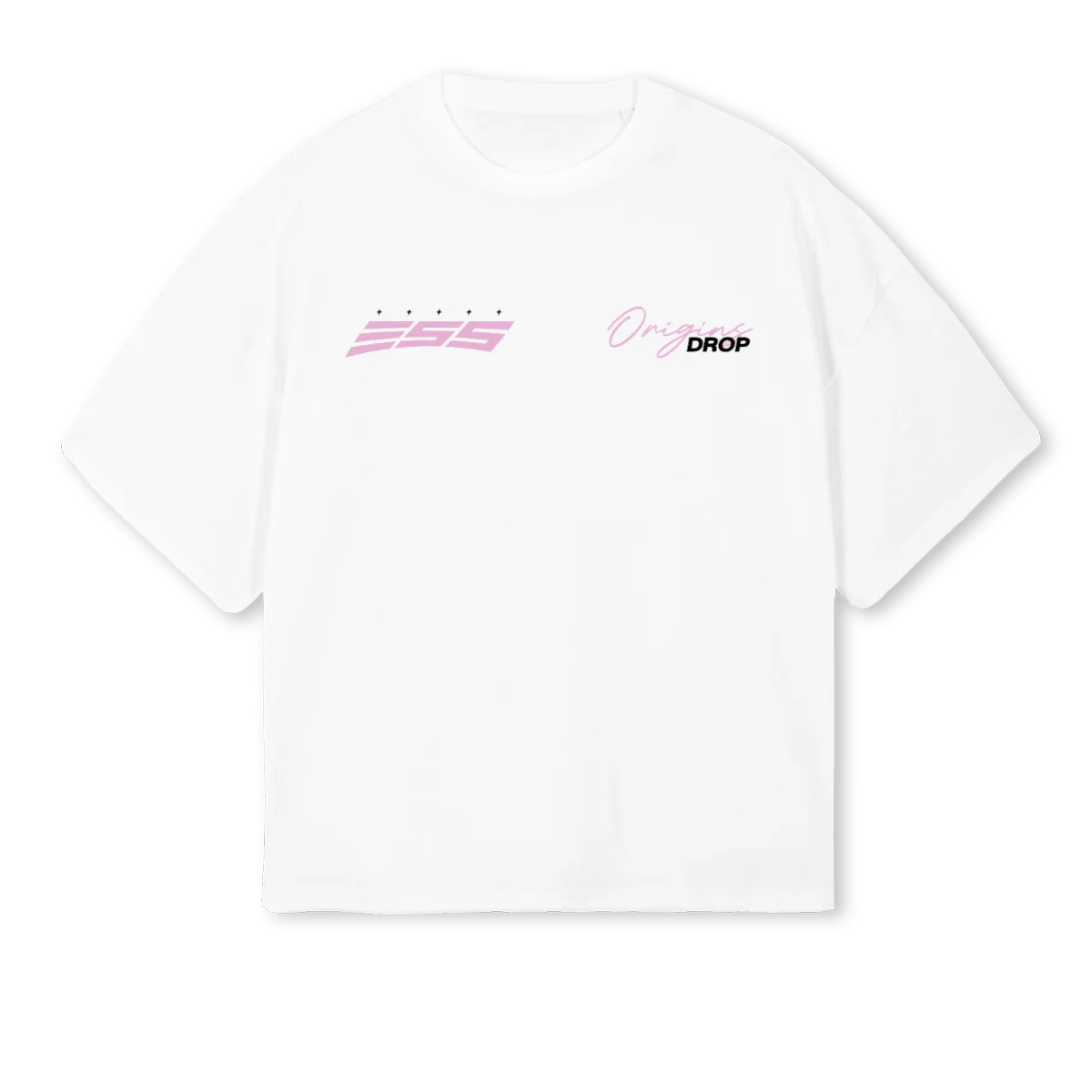 ESSIMERWHITE White Oversized Boxy Tee.