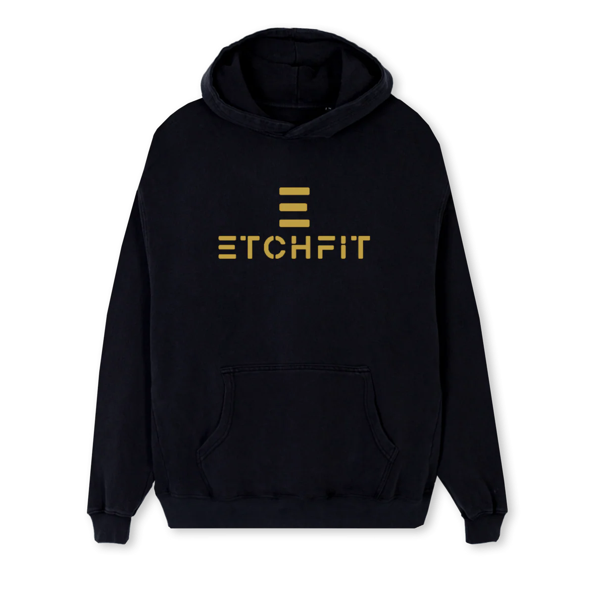 ETCHFITHOODIETEST Black Regular Hoodie.