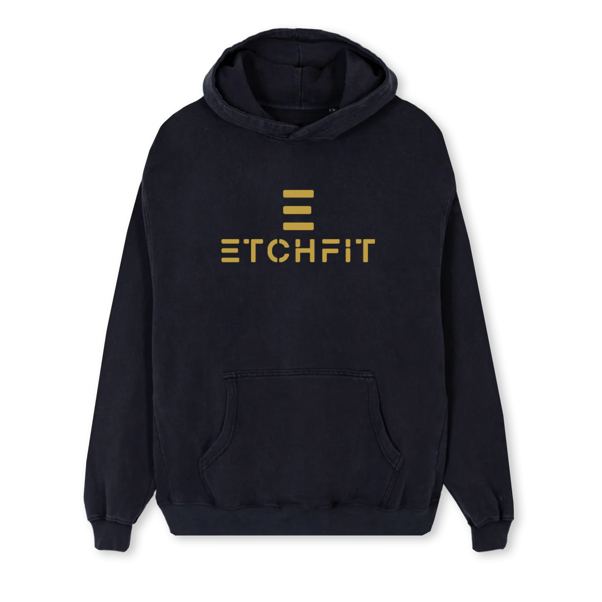 ETCHFITHOODIETEST Vintage Black Regular Hoodie.