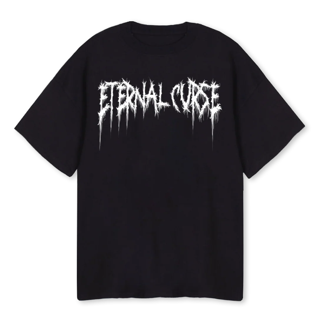 ETERNAL CURSE OG Black Oversized Tee.