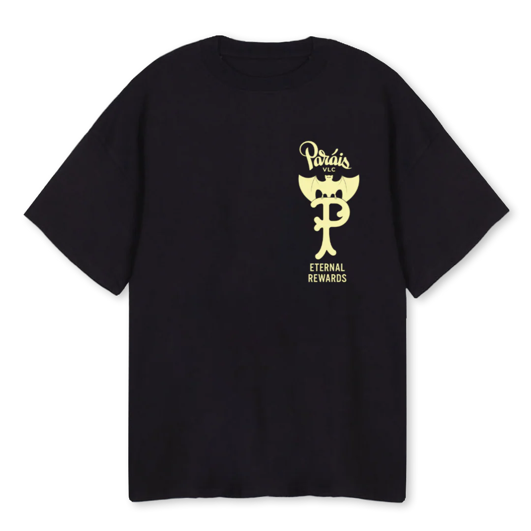 ETERNAL REWARDS BLK Black Oversized Tee.