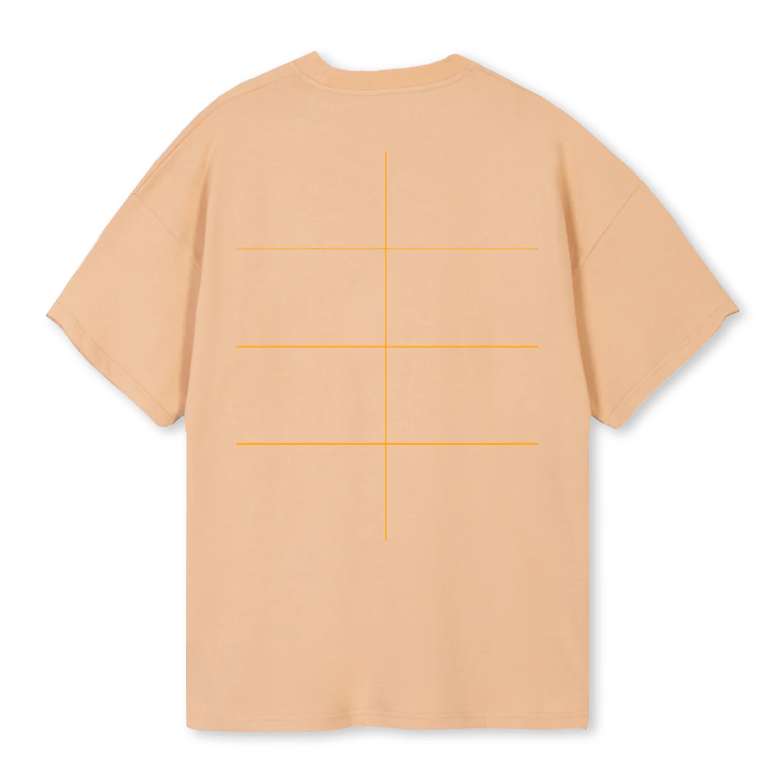 ETERNAL SABLE Sand Oversized Tee. - Image 2