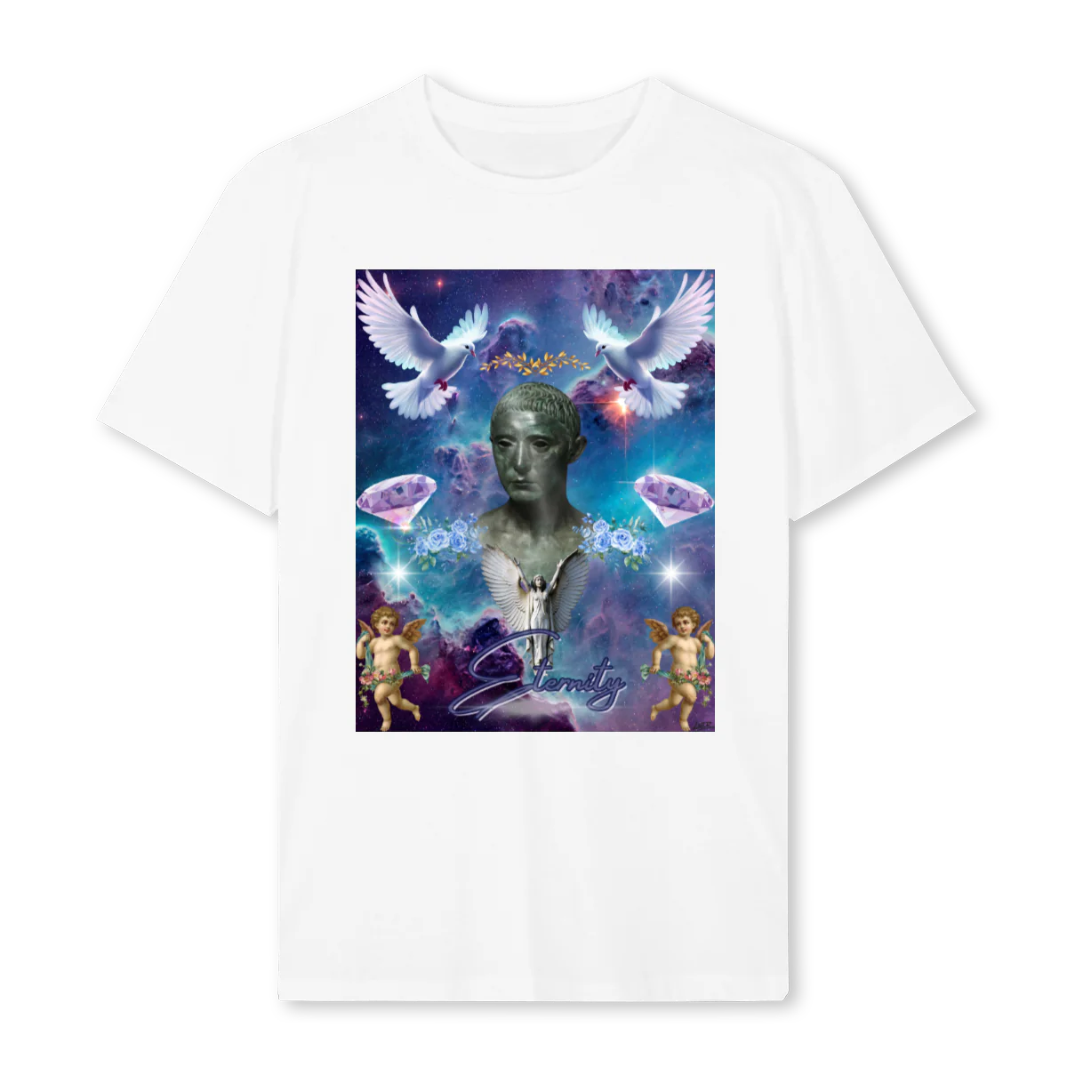 ETERNITYWHITE White Regular Tee.