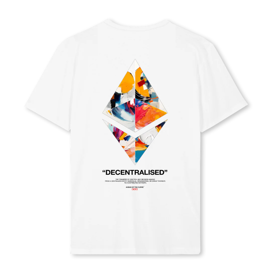 ETHDECENTRALISEDW White Regular Tee. - Image 2