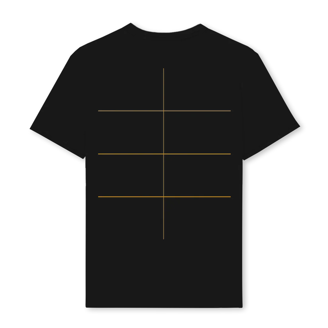 ETHENANORMAL Black Regular Tee. - Image 2
