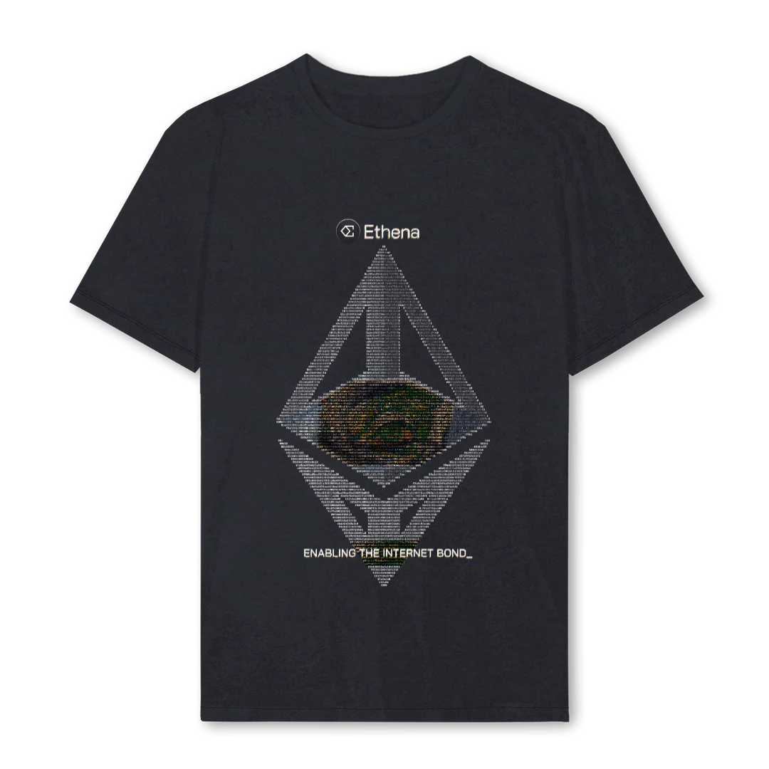 ETHENANORMAL Vintage Black Regular Tee.