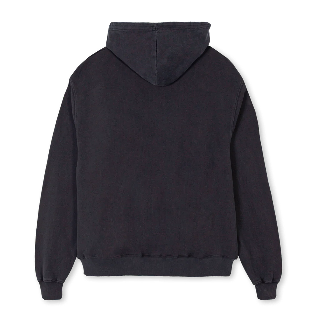 ETHEREAL ZIP HOODIE Vintage Black Oversized Zipped Hoodie. - Image 2