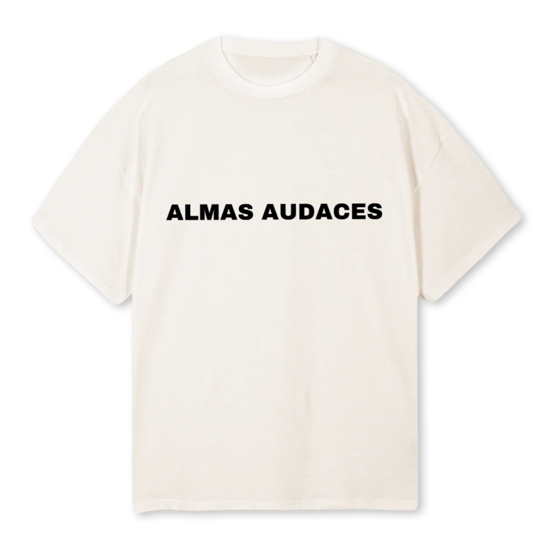 ETHERNOS3 Vintage White Oversized Tee.