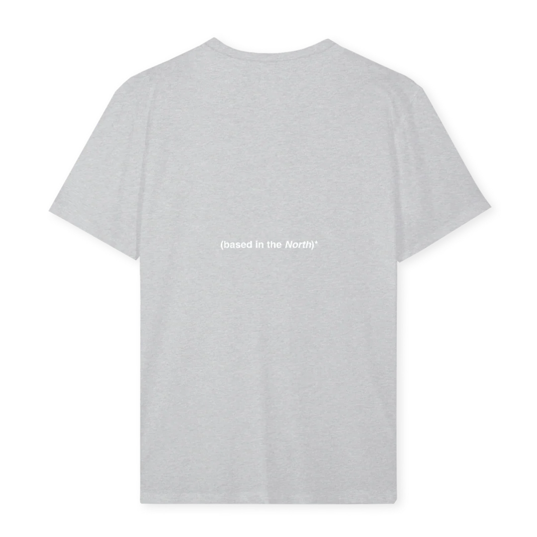 ETIQUETTE LIGHT Light Grey Marl Regular Tee. - Image 2
