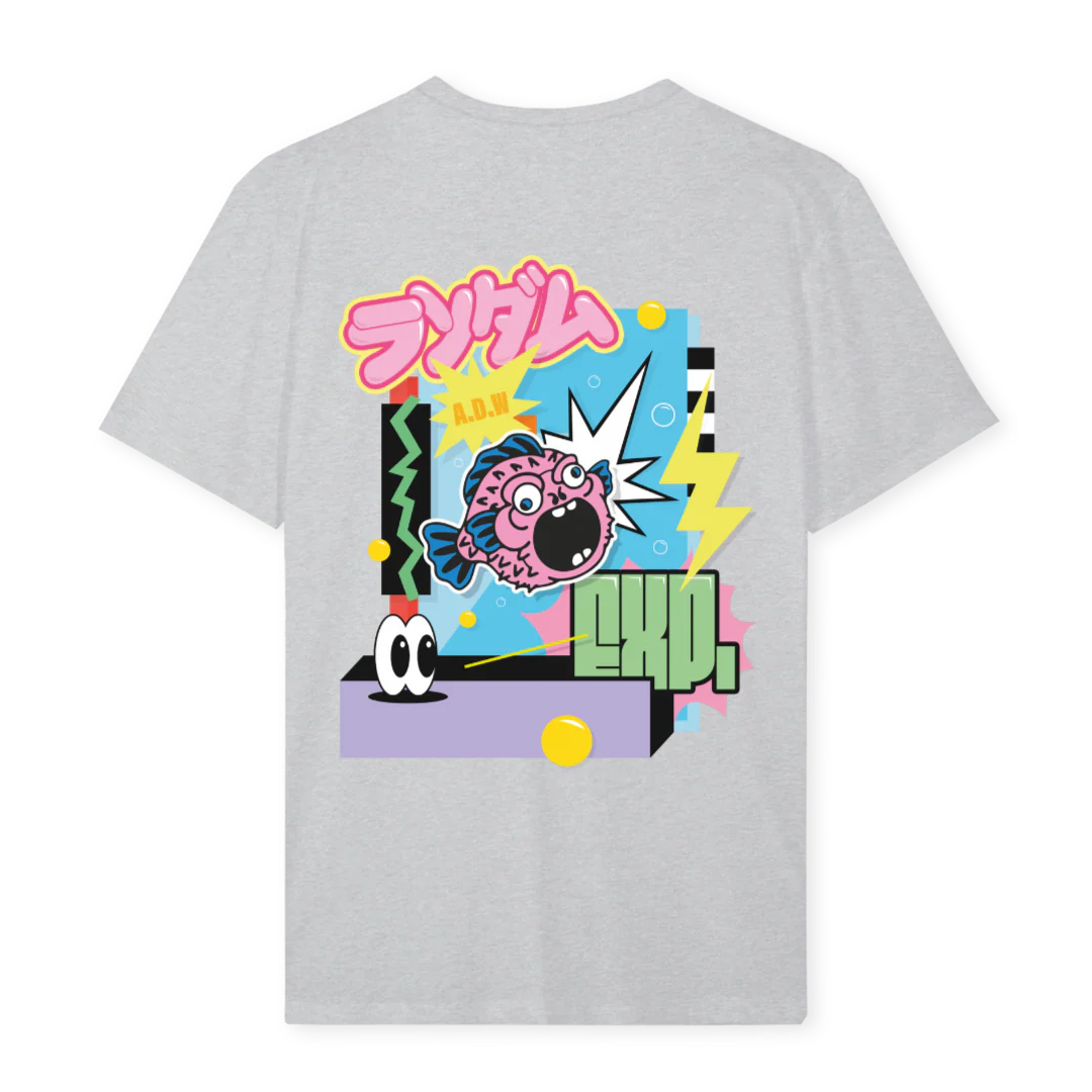 ADWXRNDMFUGU_LG Light Grey Marl Regular Tee - Image 2