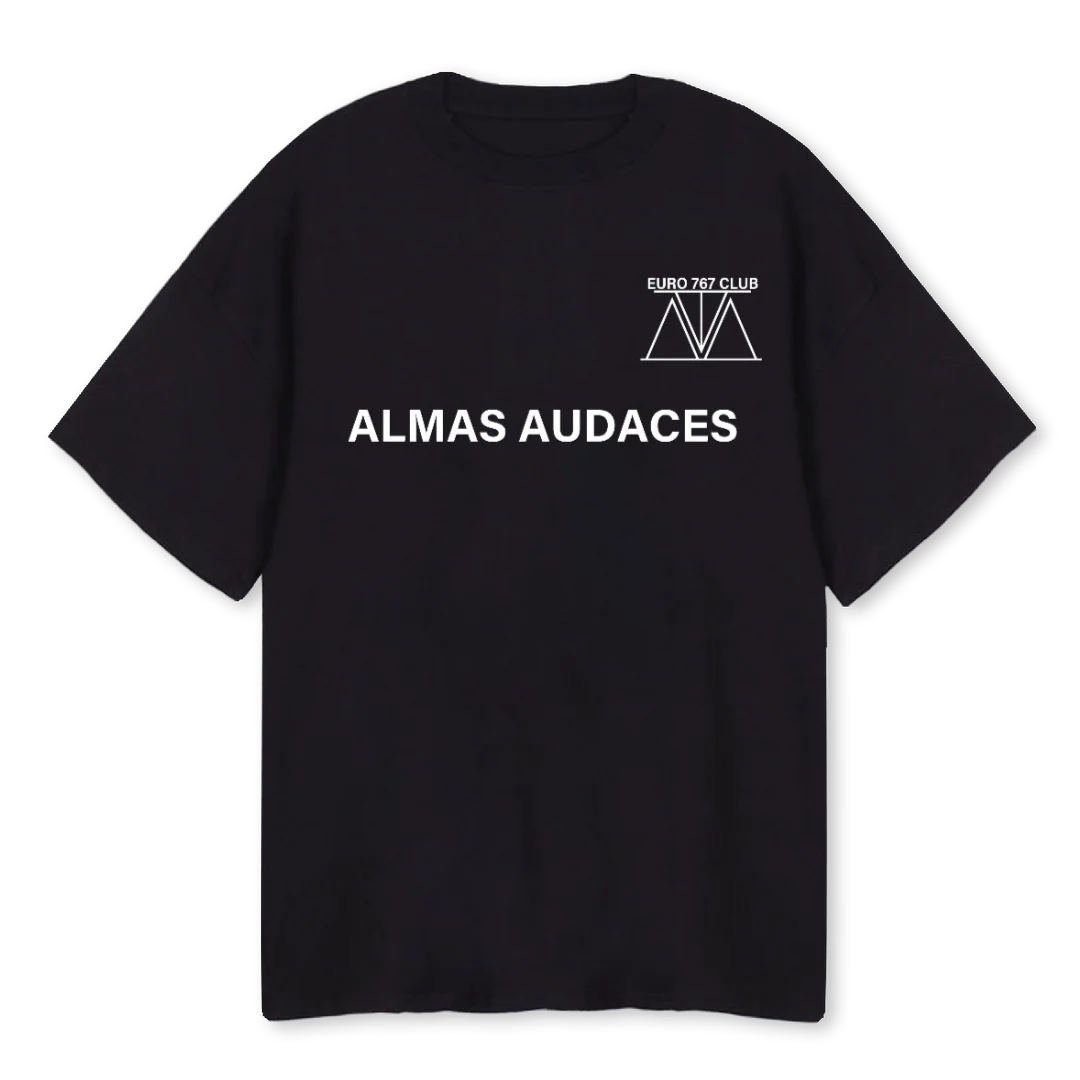 EURO  Black Oversized Tee.