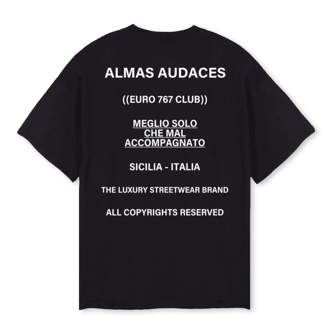 EURO Black Oversized Tee. - Image 2