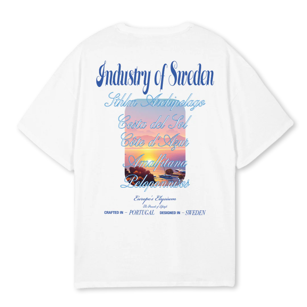 EUROPESELYSIUM_3 White Oversized Tee. - Image 2