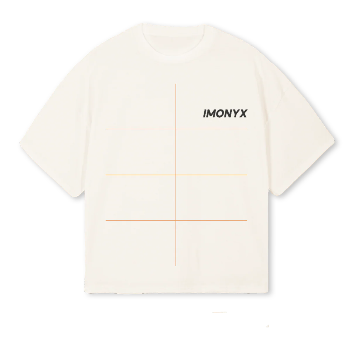 EVERYDAY OFFW Vintage White Oversized Boxy Tee.