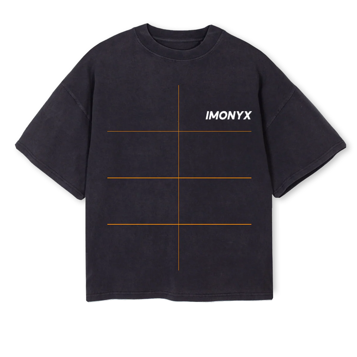 EVERYDAY  Vintage Black Oversized Boxy Tee.