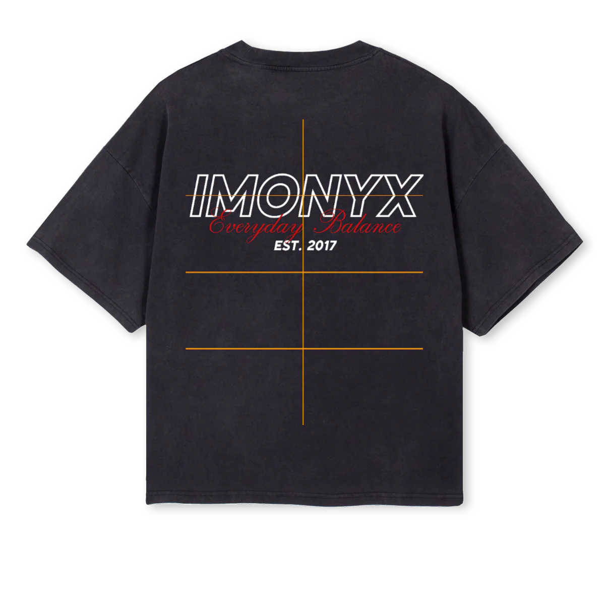 EVERYDAY Vintage Black Oversized Boxy Tee. - Image 2