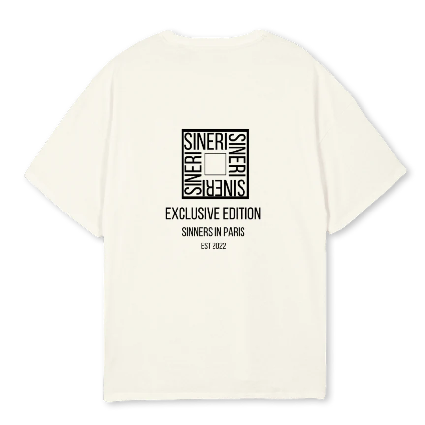 EXC EDTN SHIRT CRM Cream Oversized Tee. - Image 2