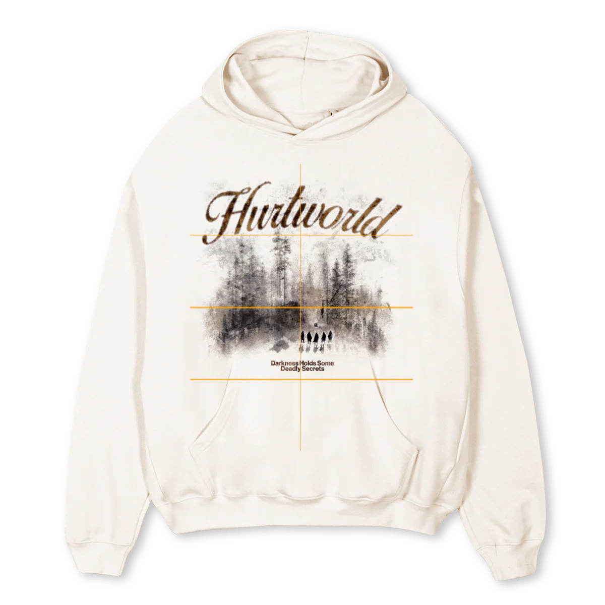 EXECUTIONTWO Vintage White Oversized Hoodie.
