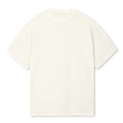 EXTRAORDINARY Cream Oversized Tee. - Image 2