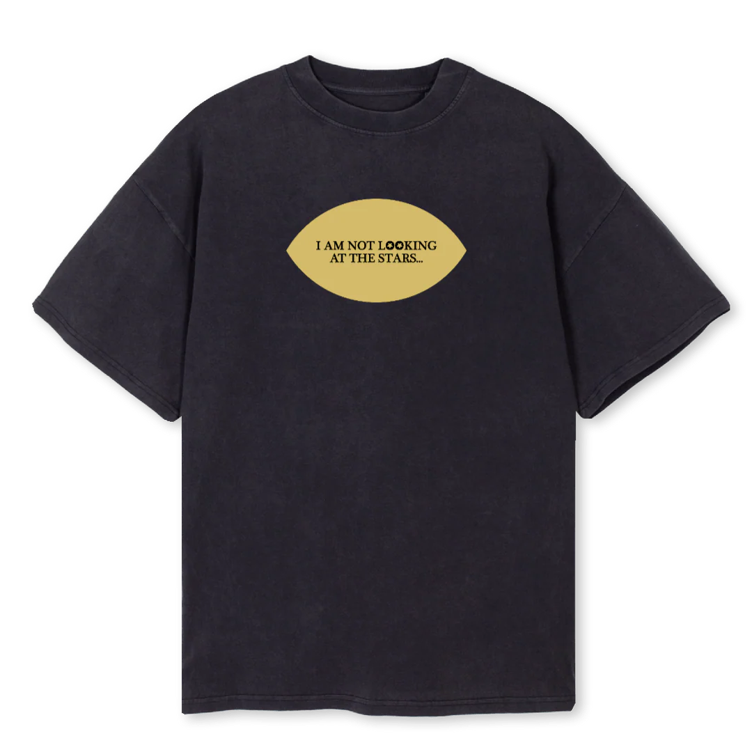 EYES Vintage Black Oversized Tee.