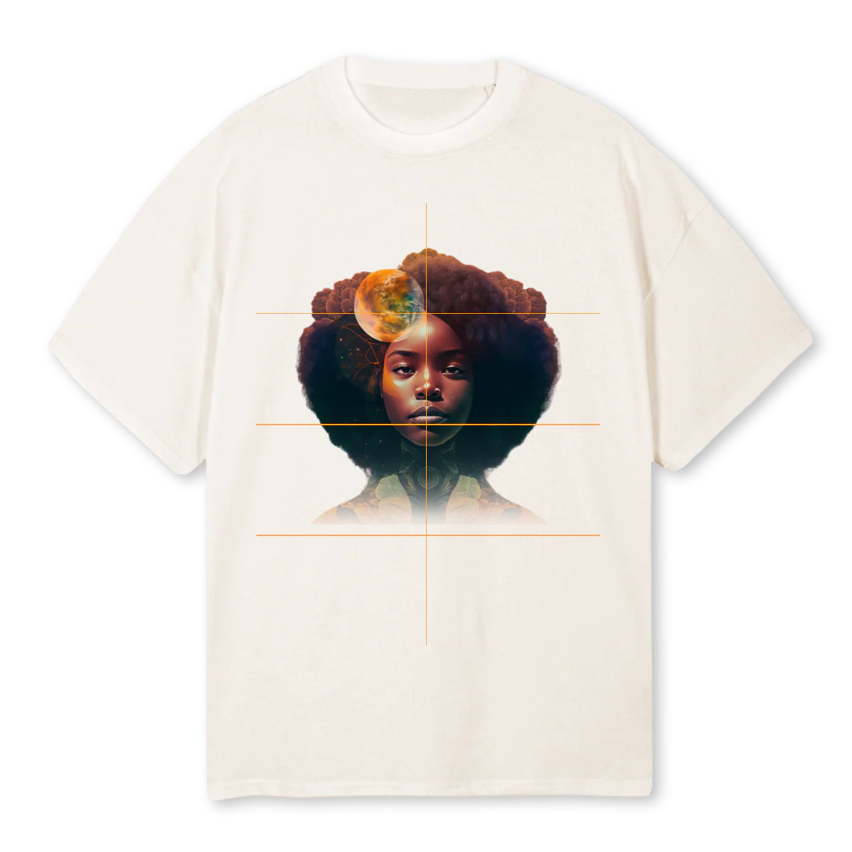 FACE OF HOPE  Vintage White Oversized Tee.