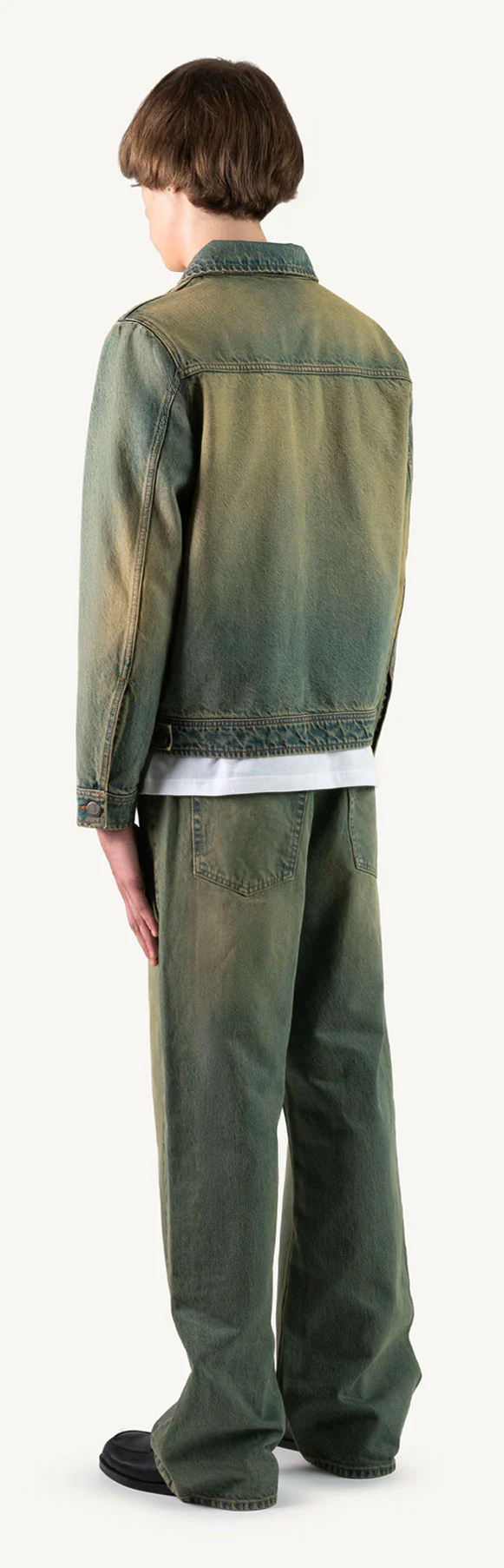 Faded Burn Light Blue Loose Fit Jeans. - Image 7