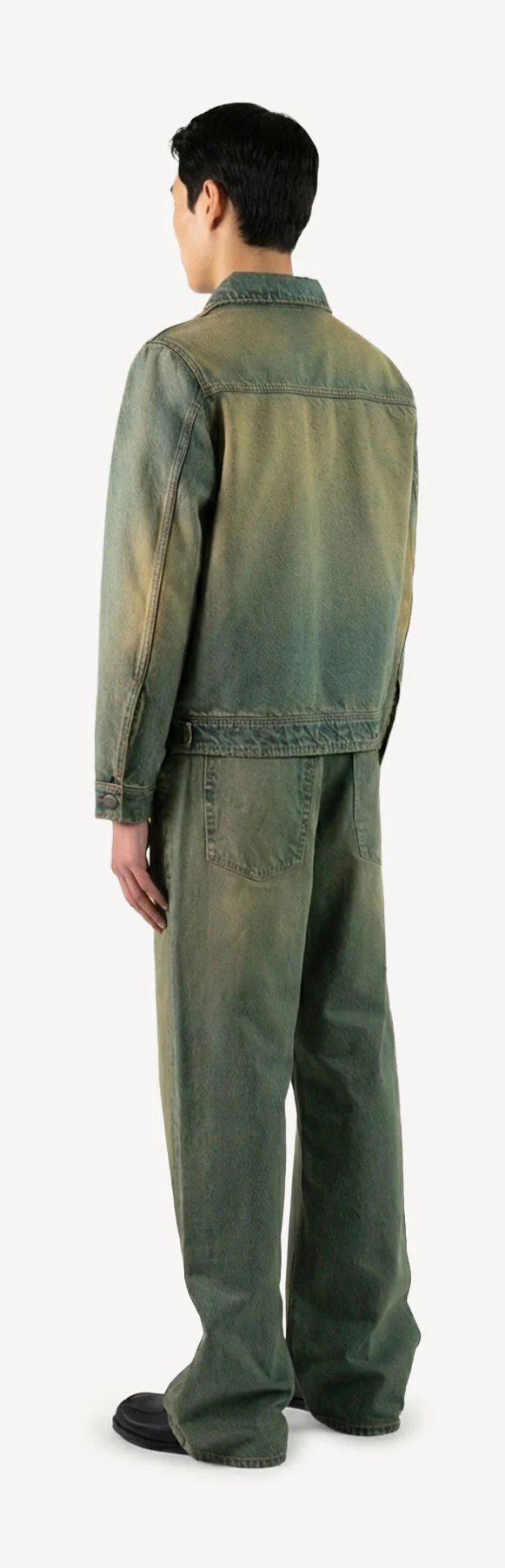 Faded Burn Light Blue Relaxed Denim Jacket. - Image 7