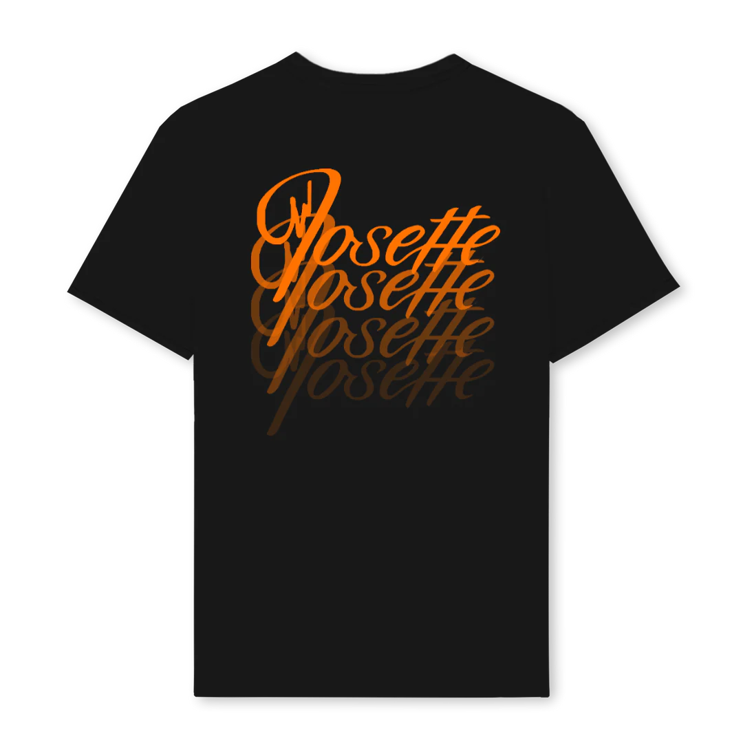 FADED JOSETTE Black Regular Tee. - Image 2