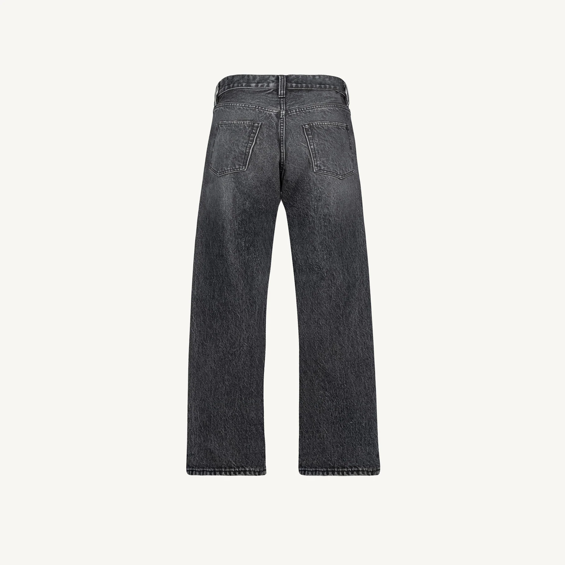 Faded Mid Black Loose Fit Jeans. - Image 18