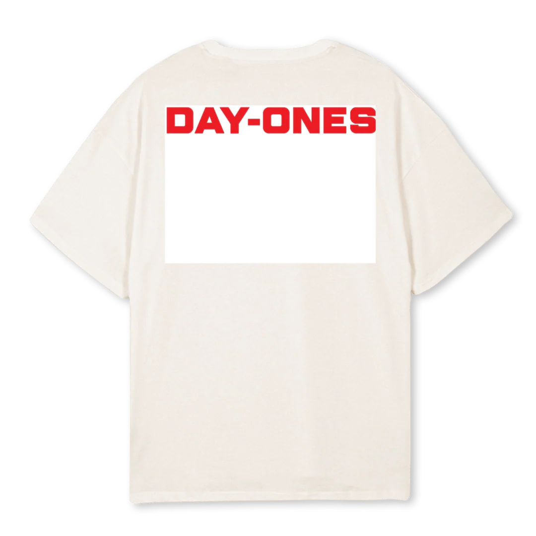 FAMILY R Vintage White Oversized Tee. - Image 2