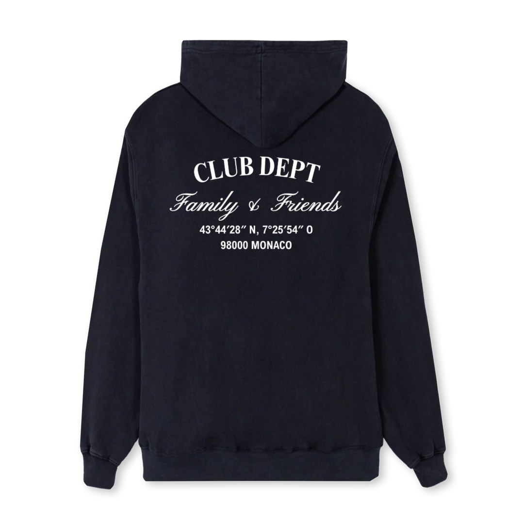 FAMILYNFRIENDSHOODIE Vintage Black Regular Hoodie. - Image 2