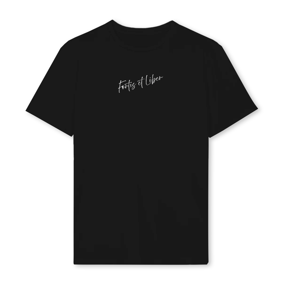 FANDLWITHOUTPILLAR Black Regular Tee.
