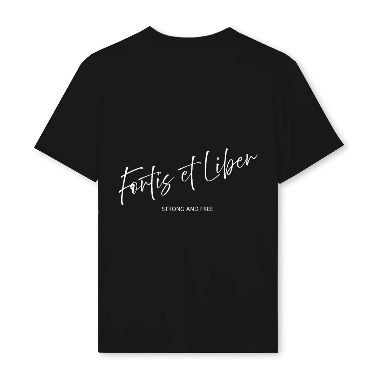 FANDLWITHOUTPILLAR Black Regular Tee. - Image 2