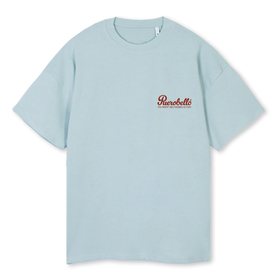 FAR NIENTE Cold Blue Oversized Tee.