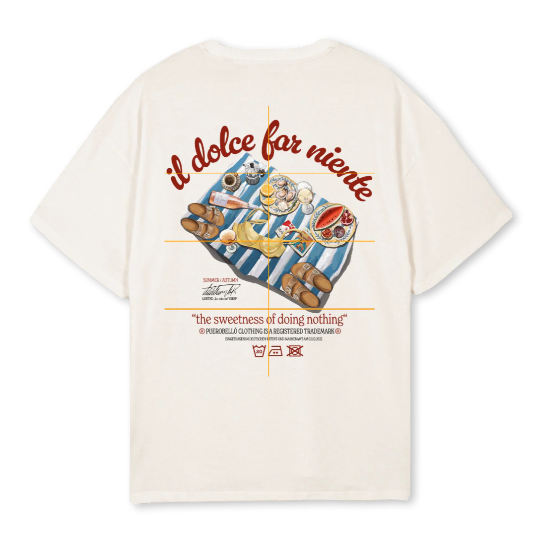 FAR NIENTE Vintage White Oversized Tee. - Image 2