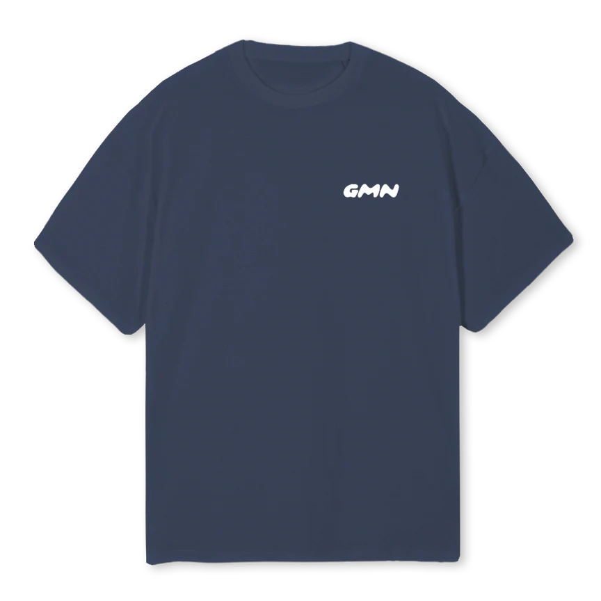 FASTERNAVY Navy Blue Oversized Tee.