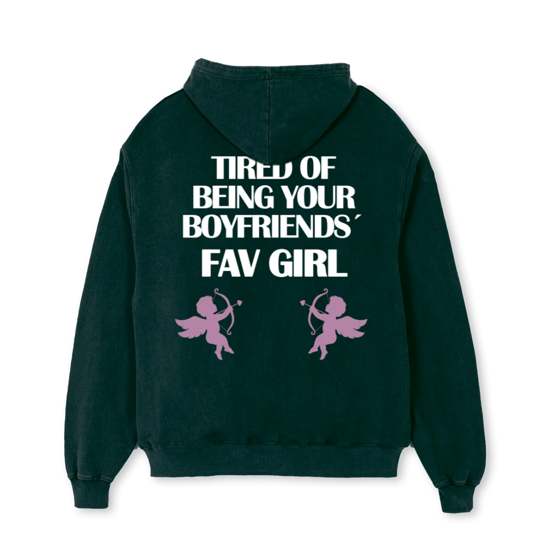 FAV GIRL HOODIE Wild Green Oversized Hoodie. - Image 2