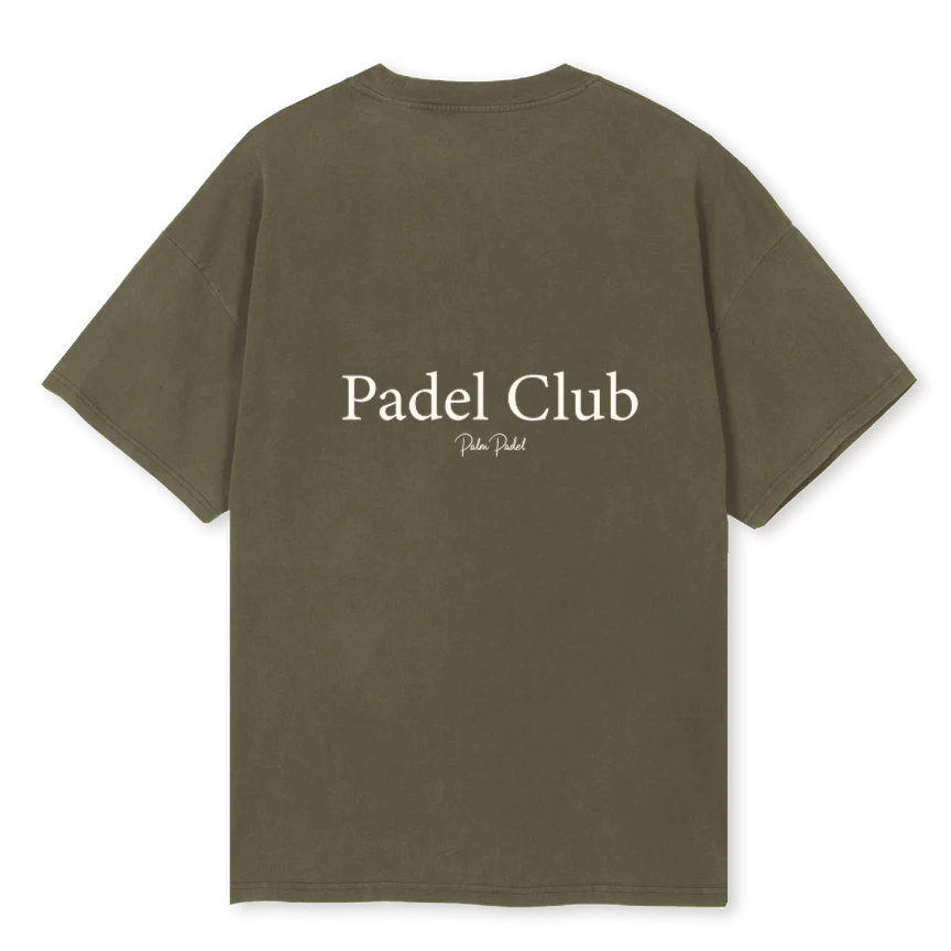 PADELCLU_VO Vintage Olive Oversized Tee - Image 2