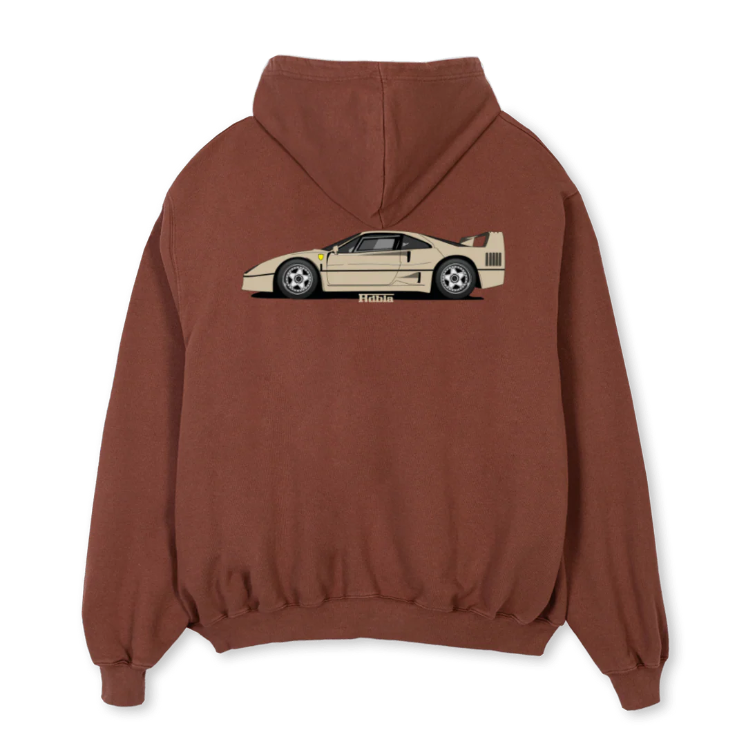 FBRAUN Vintage Brown Oversized Hoodie. - Image 2