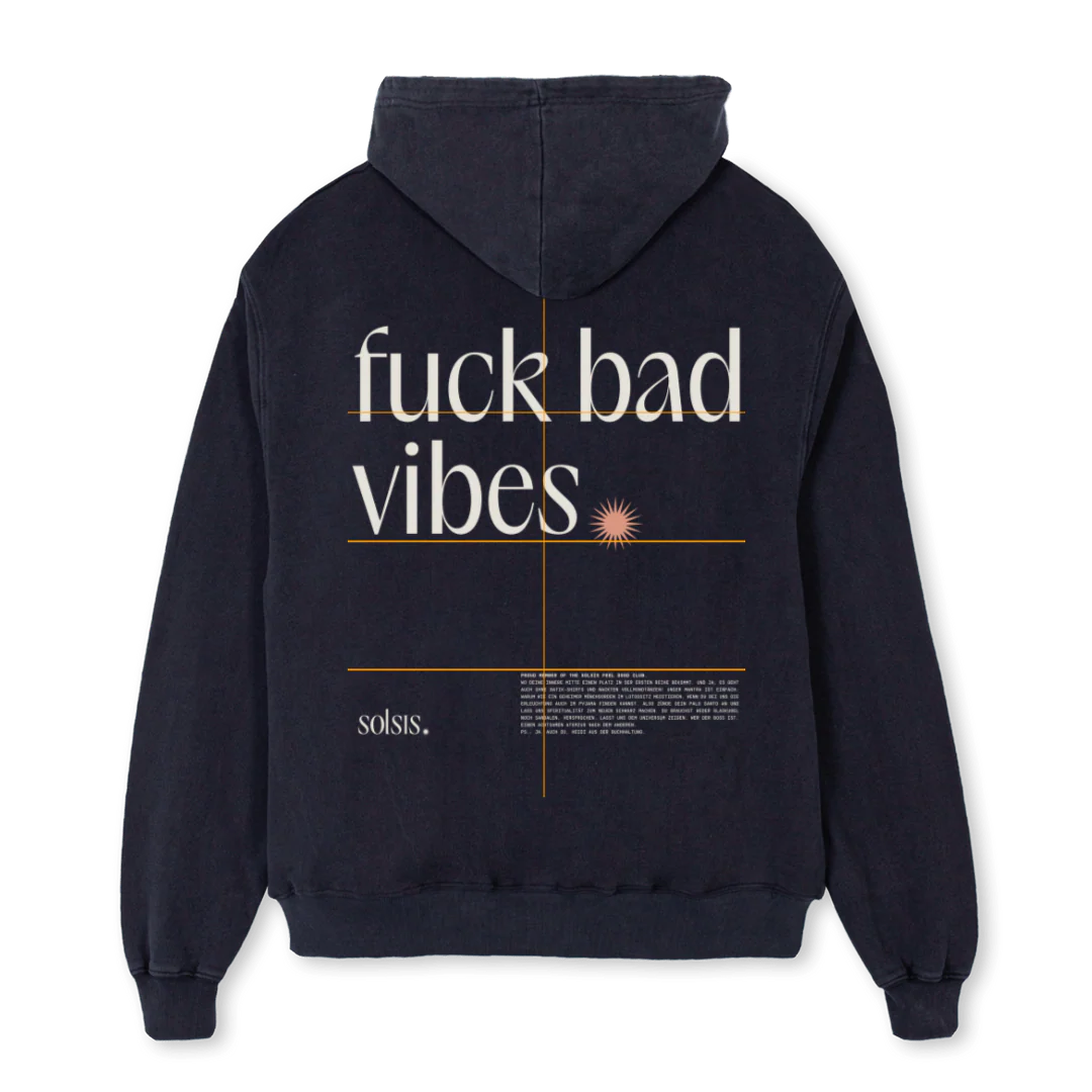 FBVBLK Vintage Black Oversized Hoodie. - Image 2