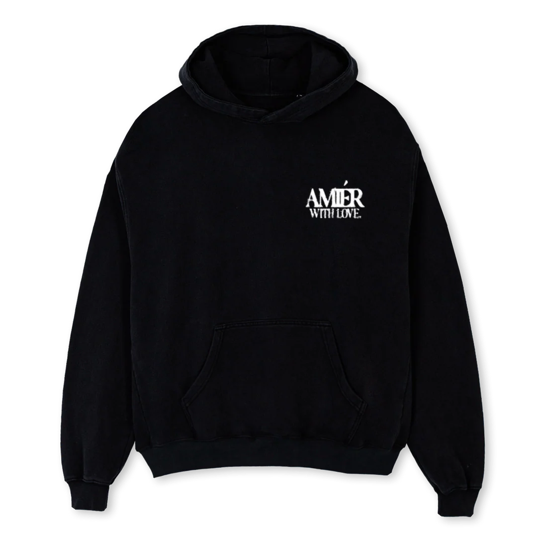 FD Black Oversized Hoodie.