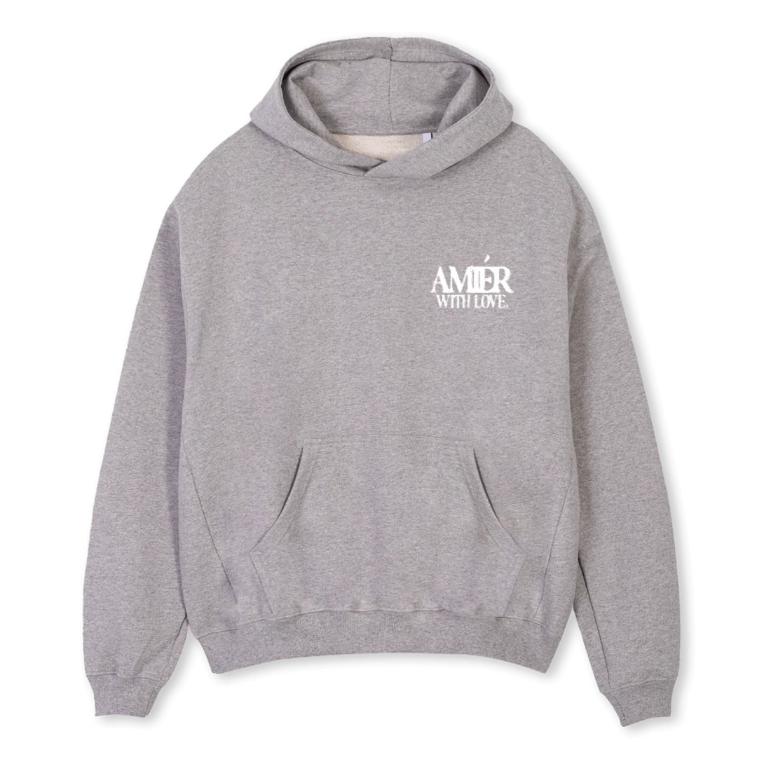FD Grey Marl Oversized Hoodie.