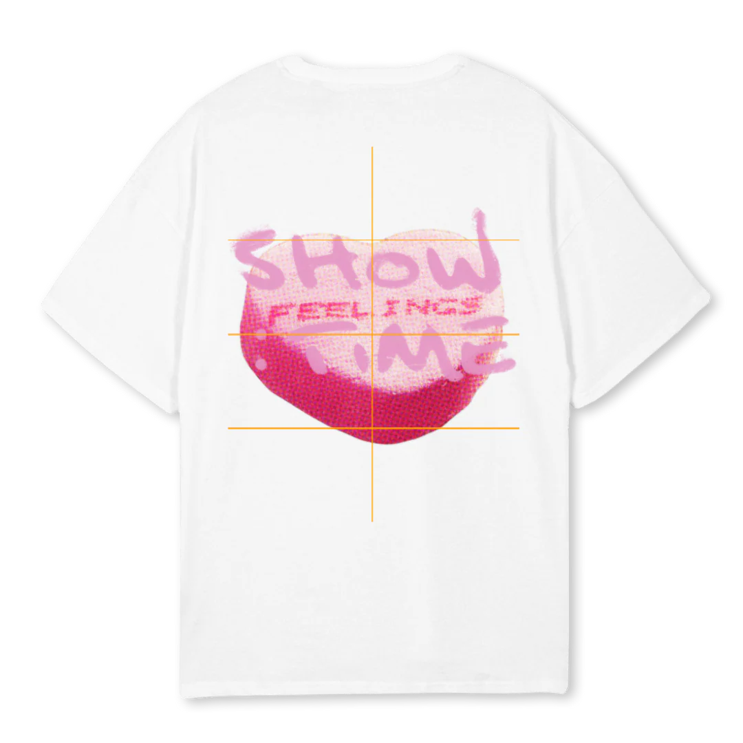 FEELINGSPINK White Oversized Tee. - Image 2