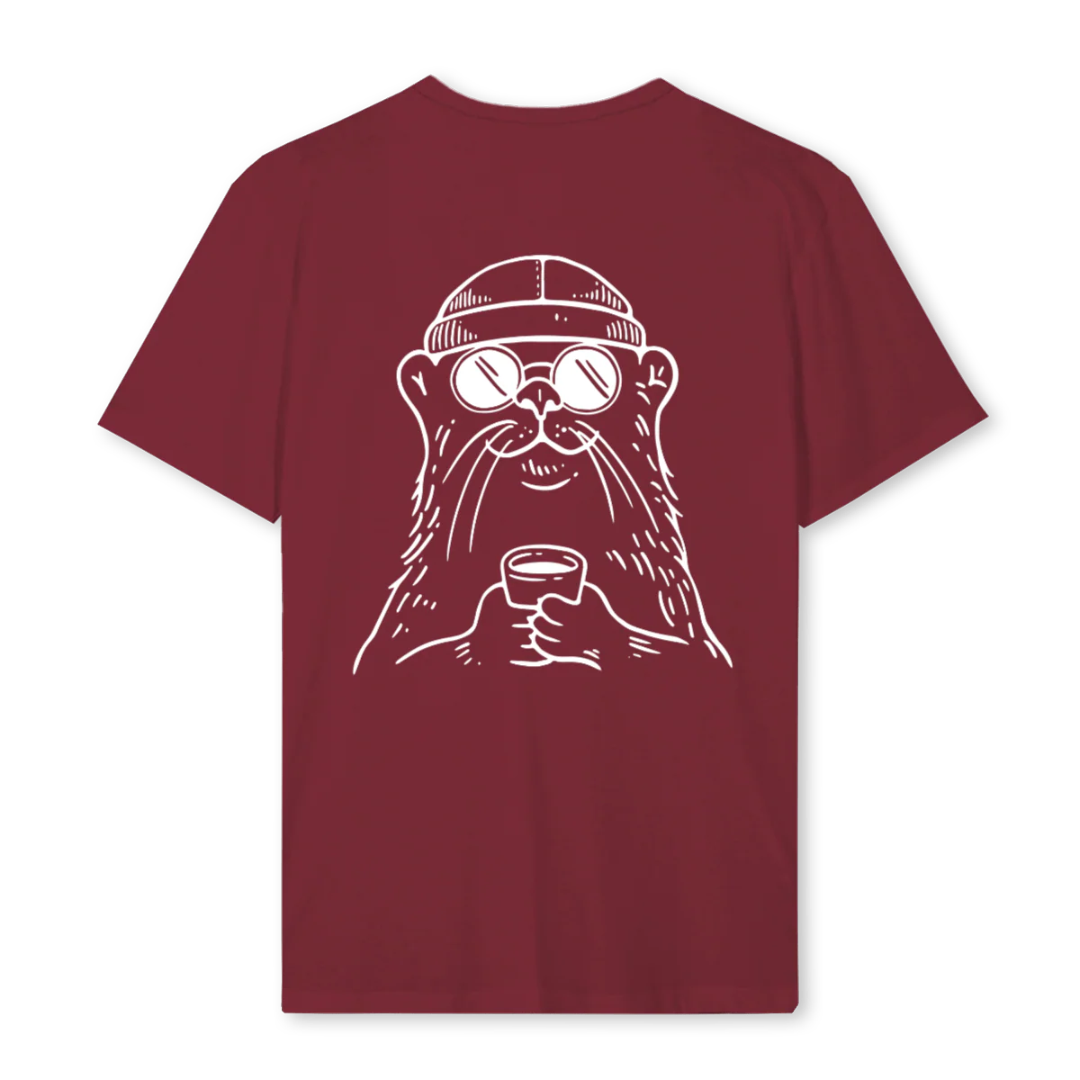 FEGGR Burgundy Regular Tee. - Image 2