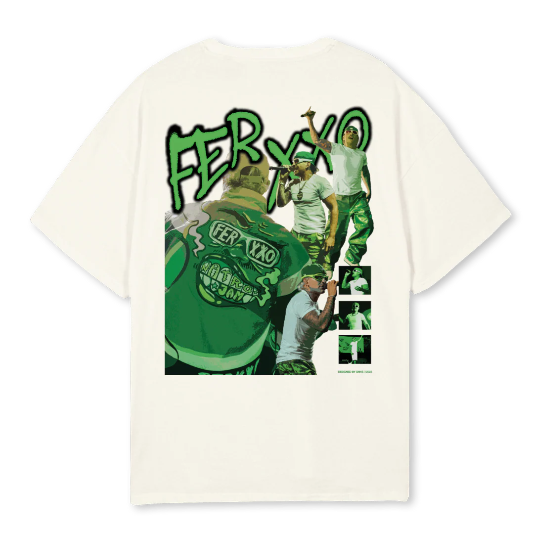 FEID Cream Oversized Tee. - Image 2